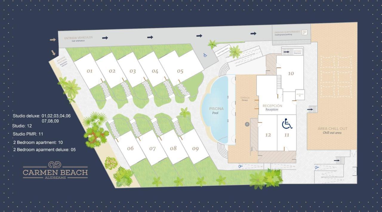 Alidreams Carmen Beach Apartamentos 엘 캄펠로 외부 사진